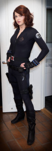 Black Widow costume on January 1st, 2016.