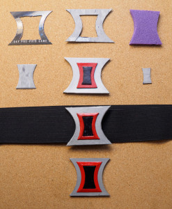 Everything from early draft versions to the hand-crafted belt to the 3D-modeled and printed version.